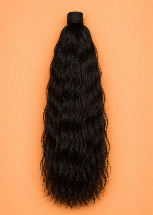 Luxury Ponytail – Water Wave