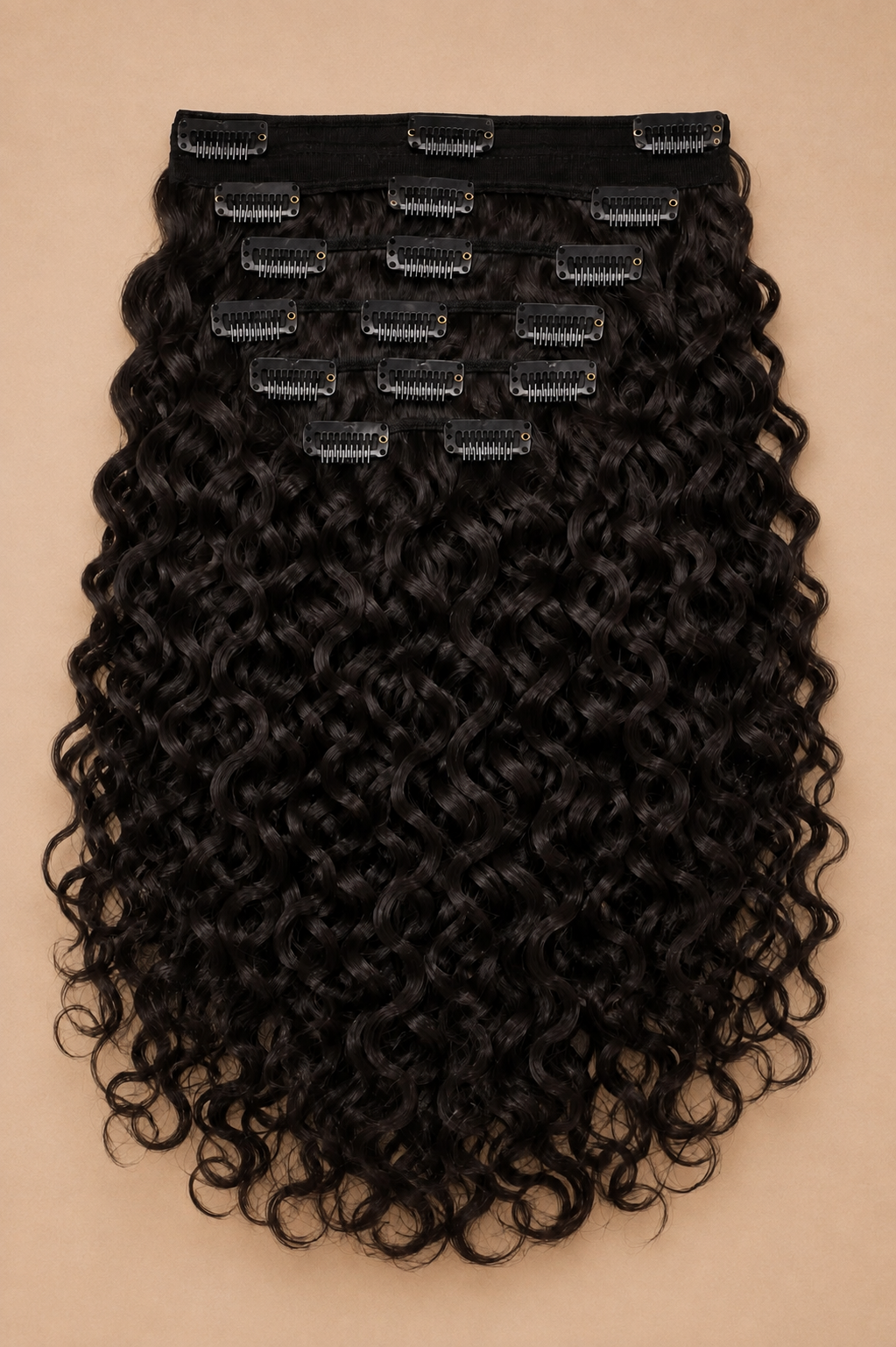 Luxury Curly Hair Clip-In Extensions