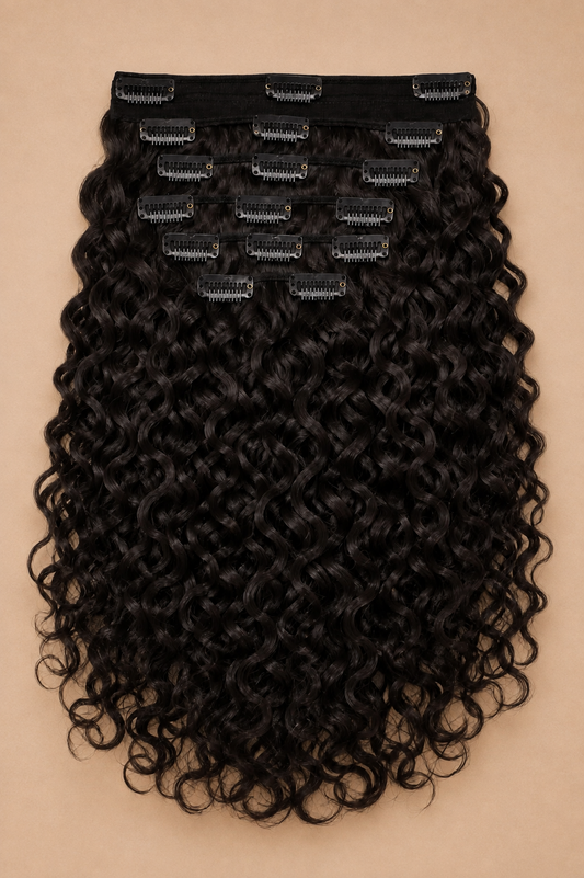 Luxury Curly Hair Clip-In Extensions